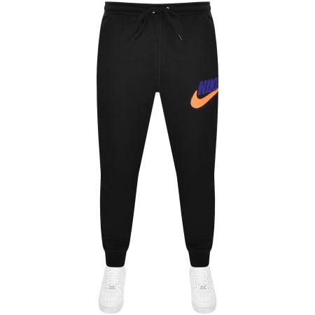 Nike jogging bottoms black shop